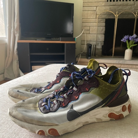 Nike React Element ‘87s, Size M 9/ W 10.5 - Picture 2 of 3